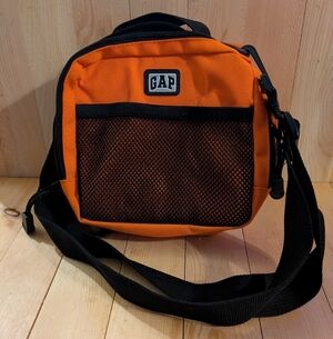 GAP Orange and Black Men's Bag CD holder